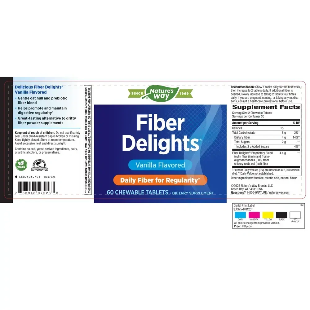 Product image for Fiber Delights® Vanilla.