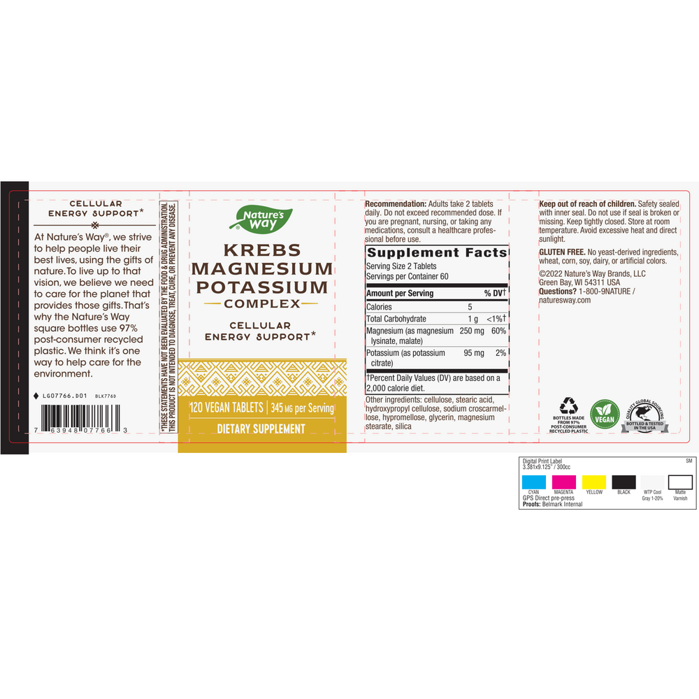 Product image for Krebs Magnesium Potassium.