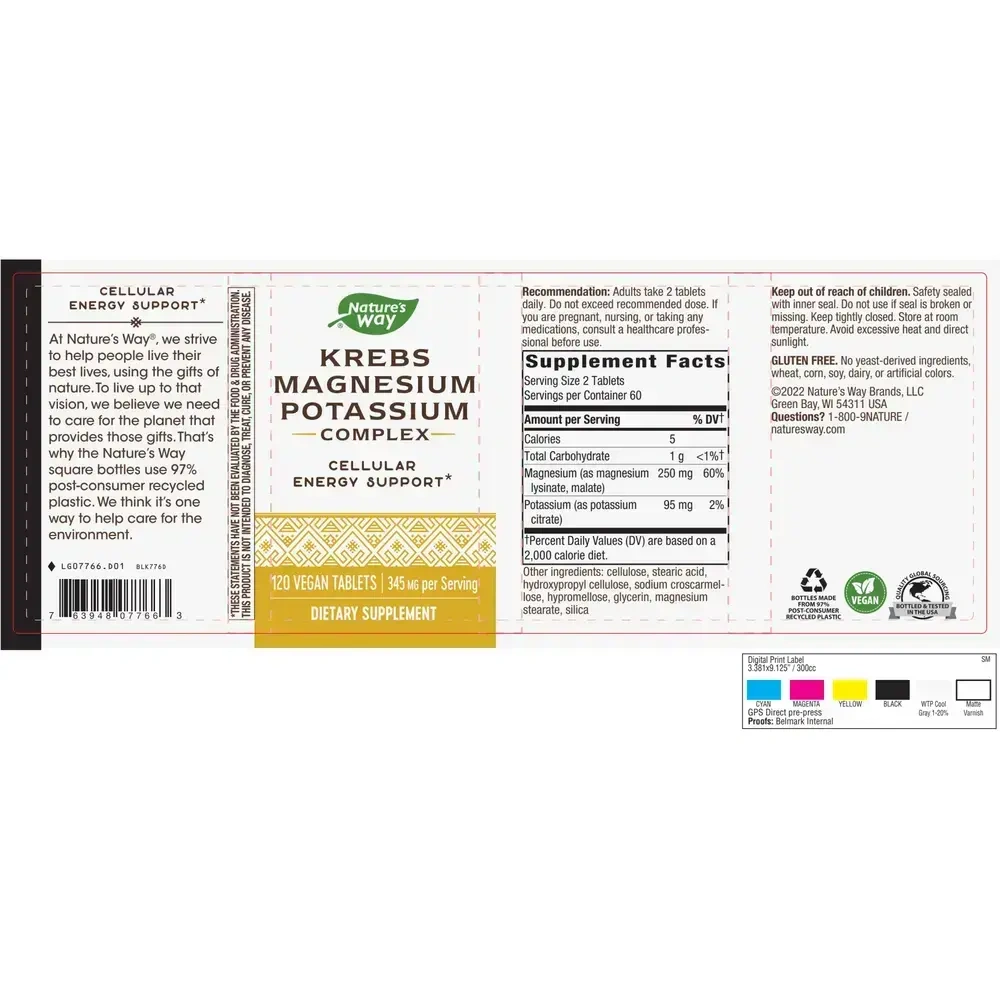 Product image for Krebs Magnesium Potassium.