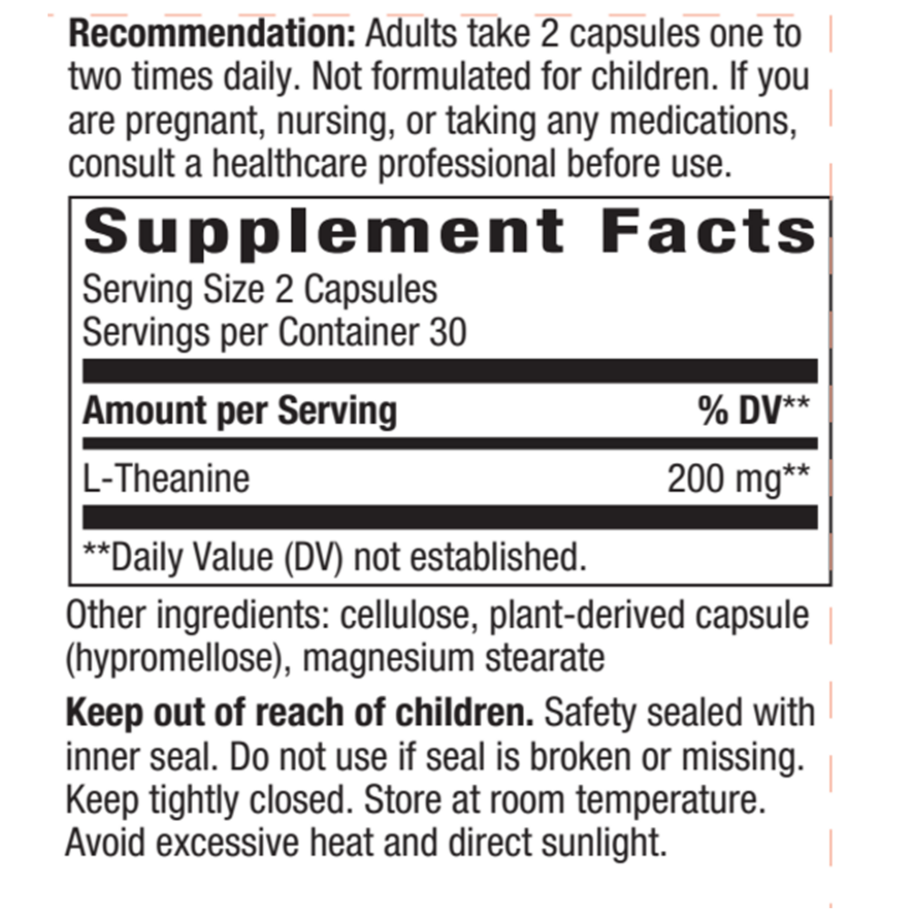 Product image for L-Theanine.