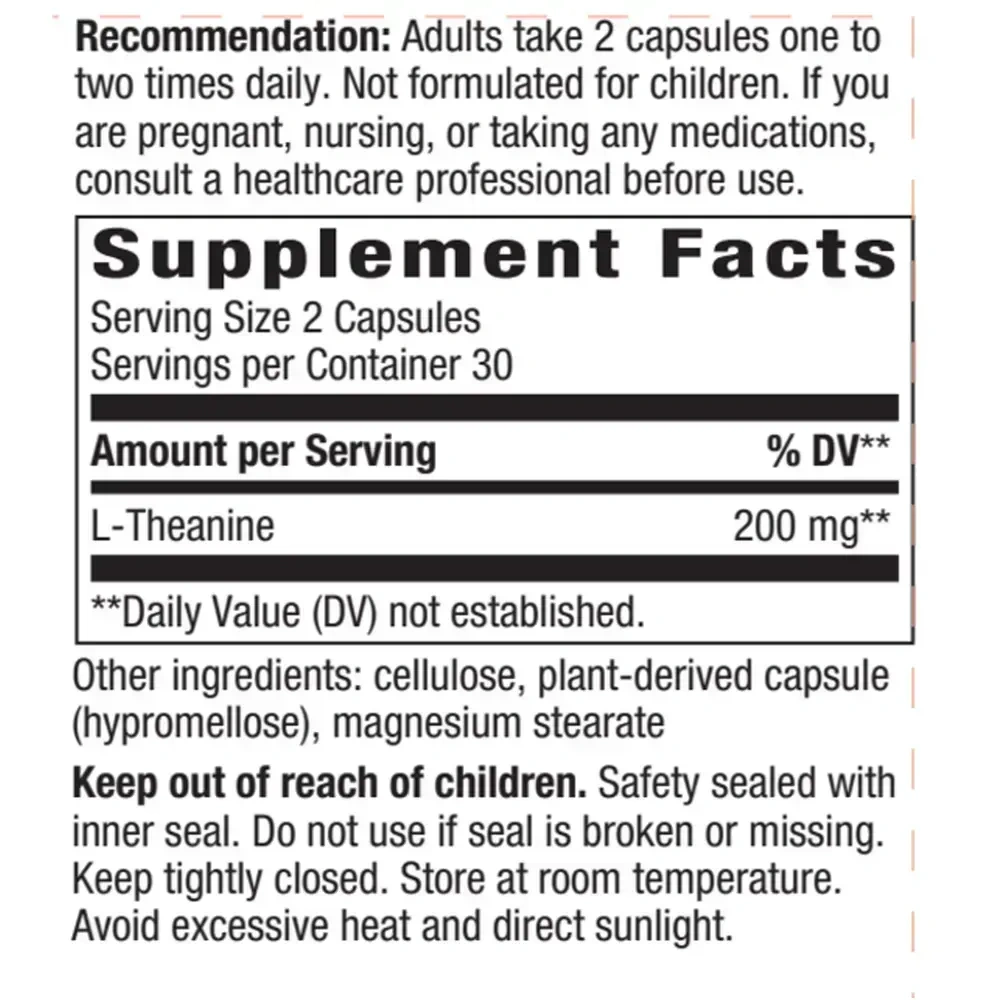 Product image for L-Theanine.