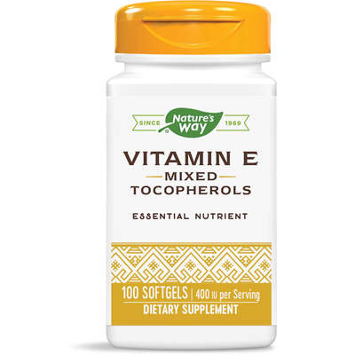 Vitamin E 400IU with Mixed Tocopherols (100 Softgels) by Nature's Way