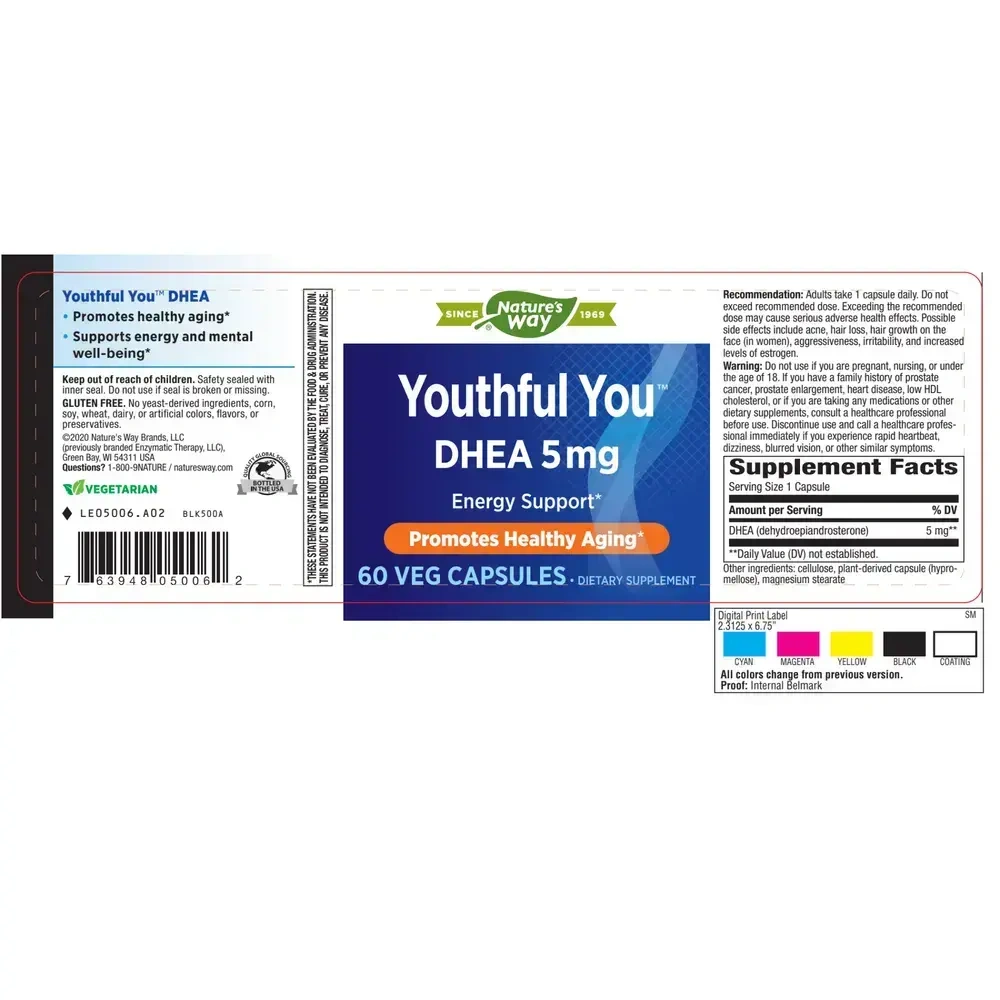 Product image for Youthful You™ DHEA 5mg.