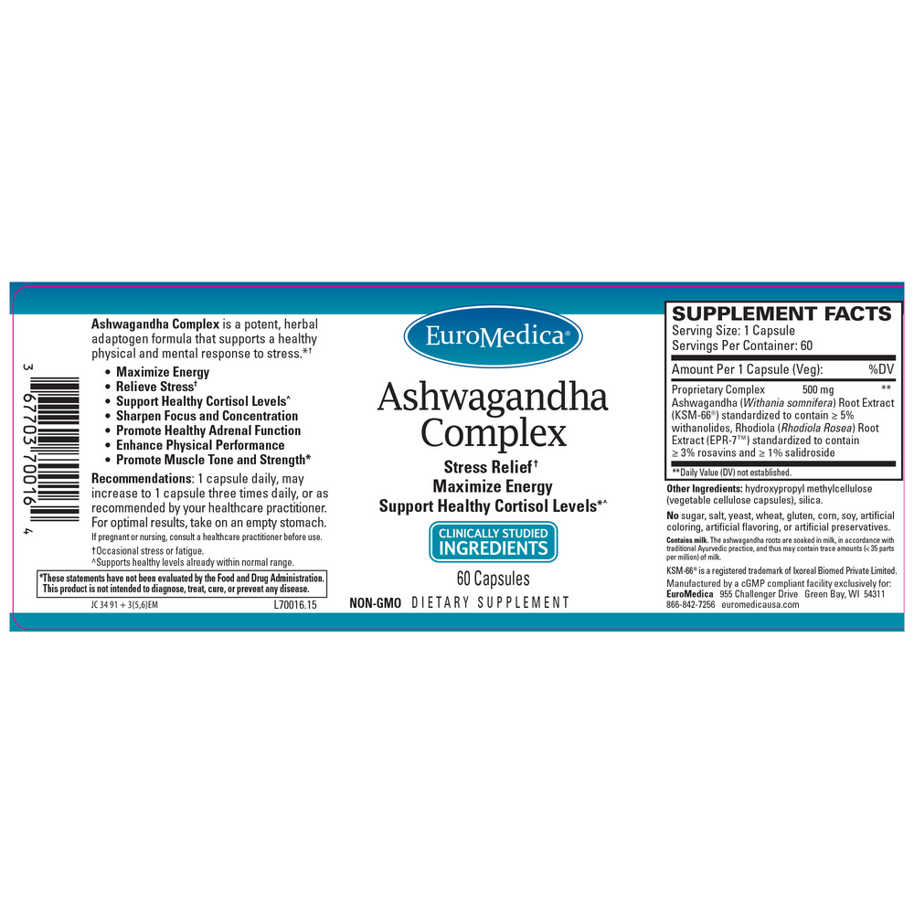 Product image for Ashwagandha Complex.