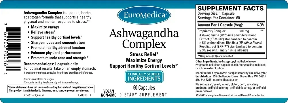 Product image for Ashwagandha Complex.