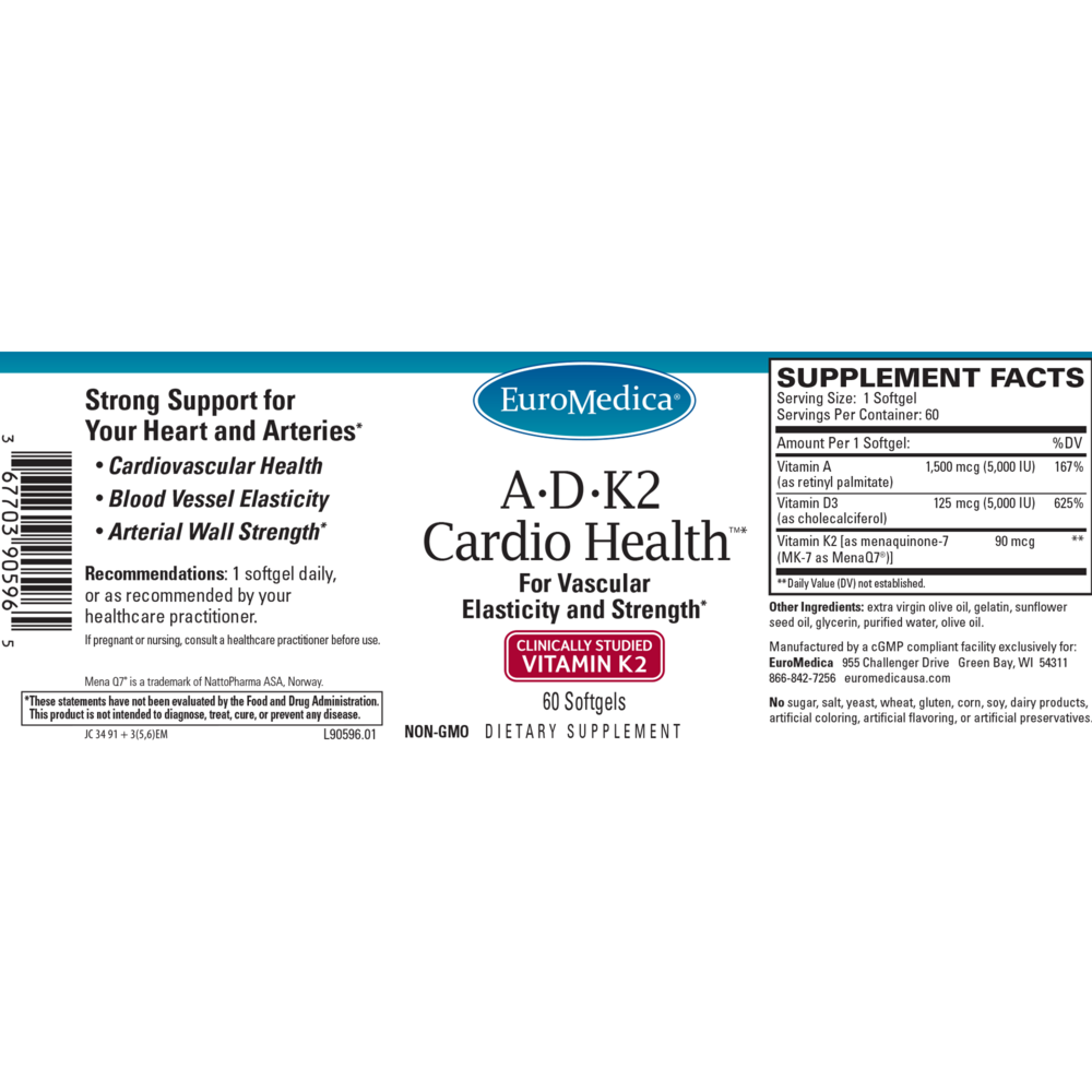 Product image for A D K2 Cardio Health®.
