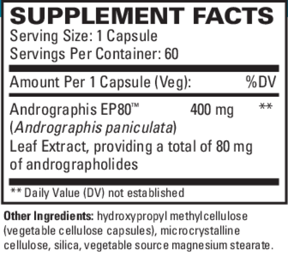 Product image for Andrographis EP80™ Extra Strength.