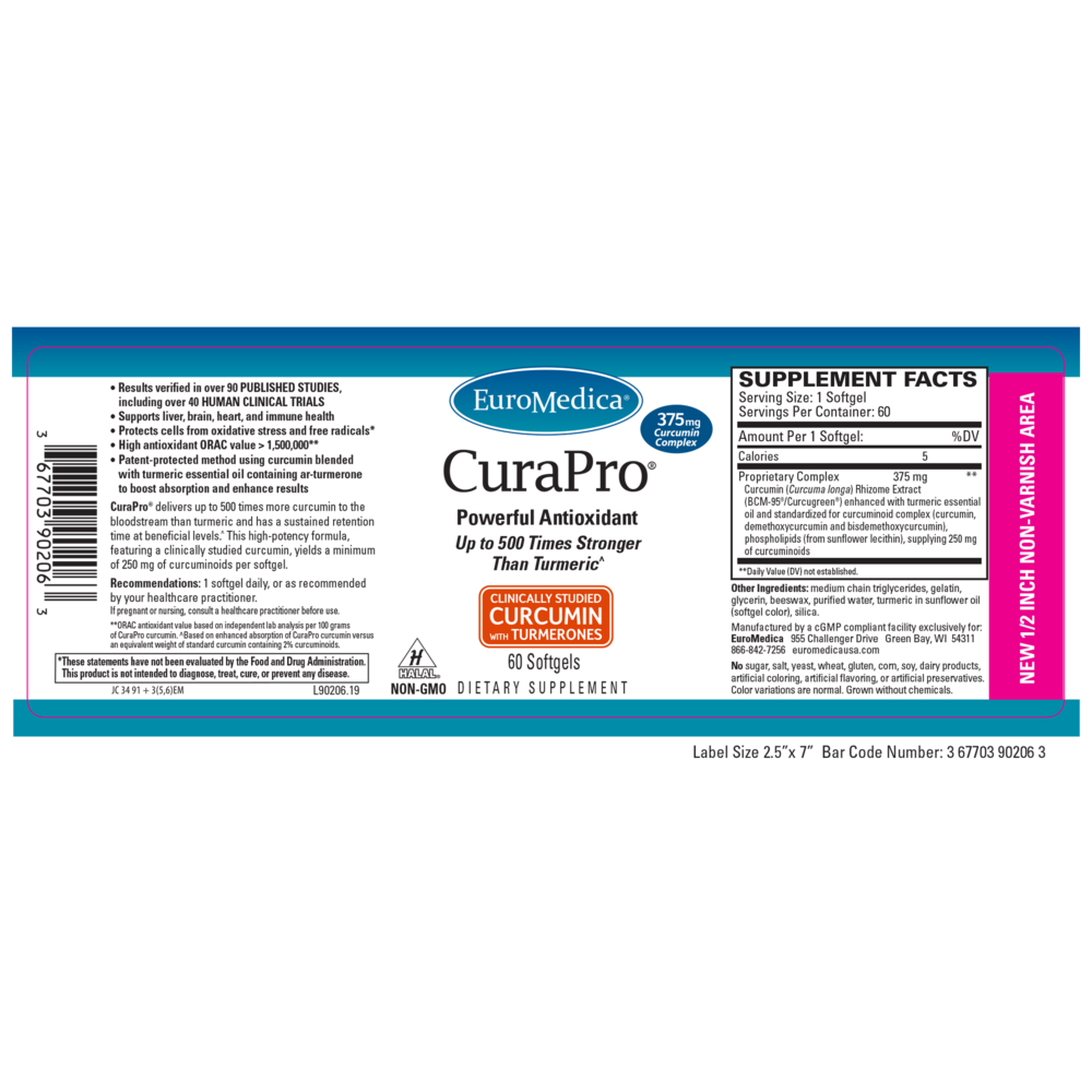 Product image for CuraPro® 375mg.