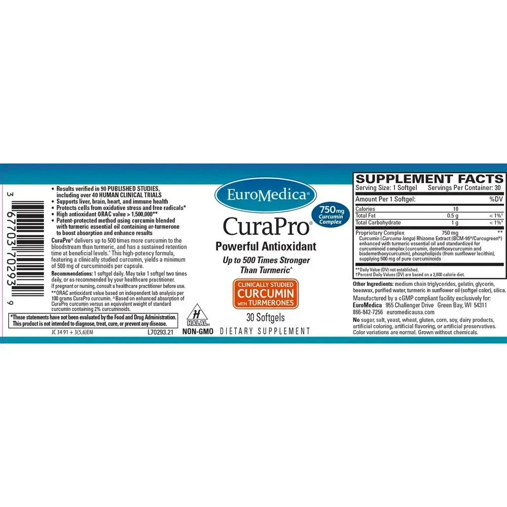 Product image for CuraPro® 750mg.