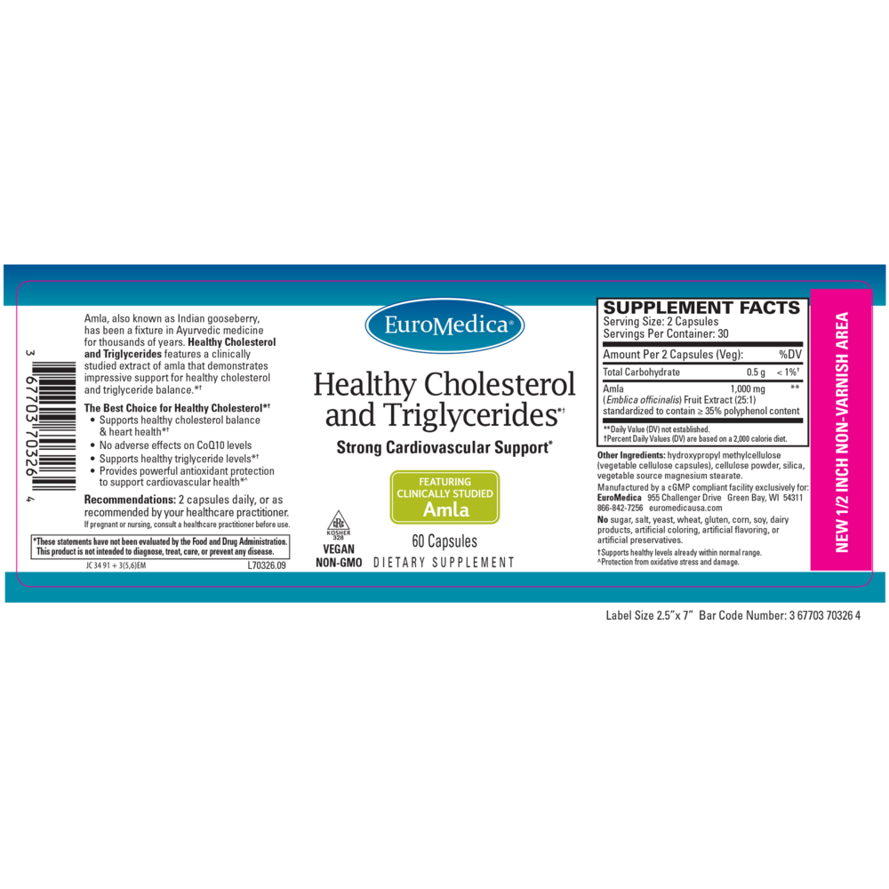 Product image for Healthy Cholesterol and Triglycerides* .