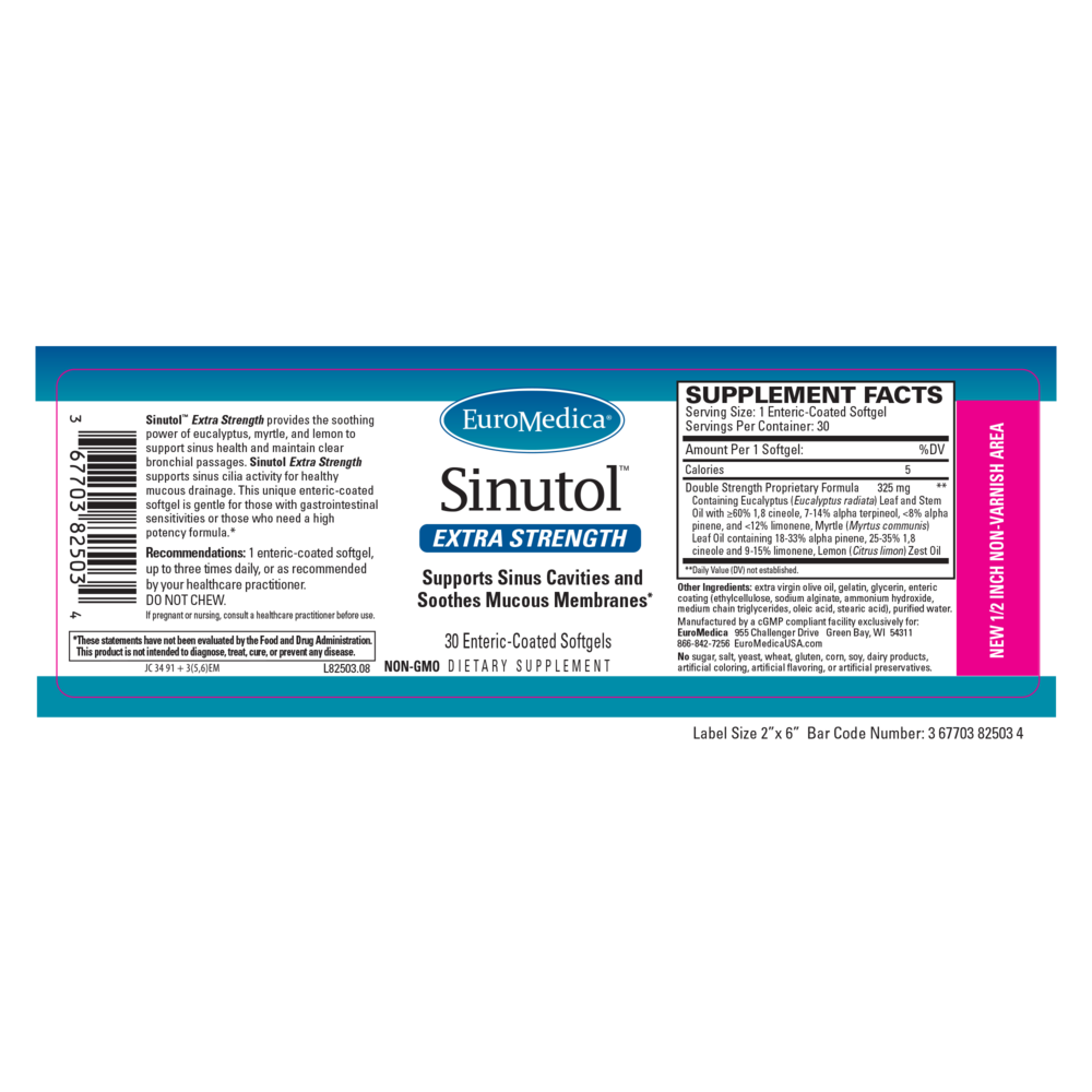 Product image for Sinutol™ Extra Strength - Enteric-Coated.