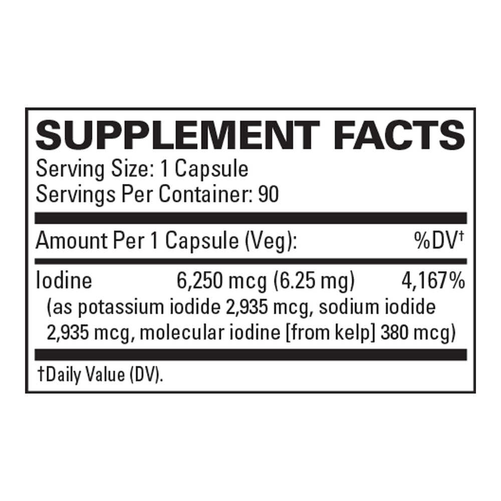 Product image for Tri-Iodine® 6.25 mg.