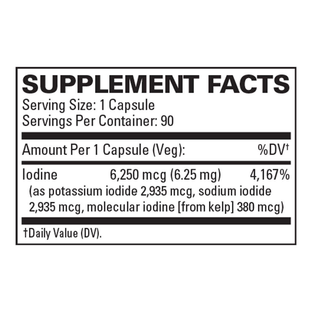 Product image for Tri-Iodine® 6.25 mg.