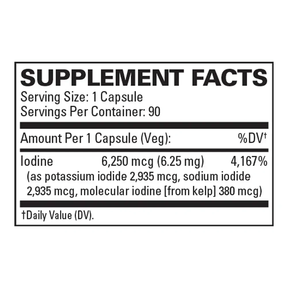 Product image for Tri-Iodine® 6.25 mg.