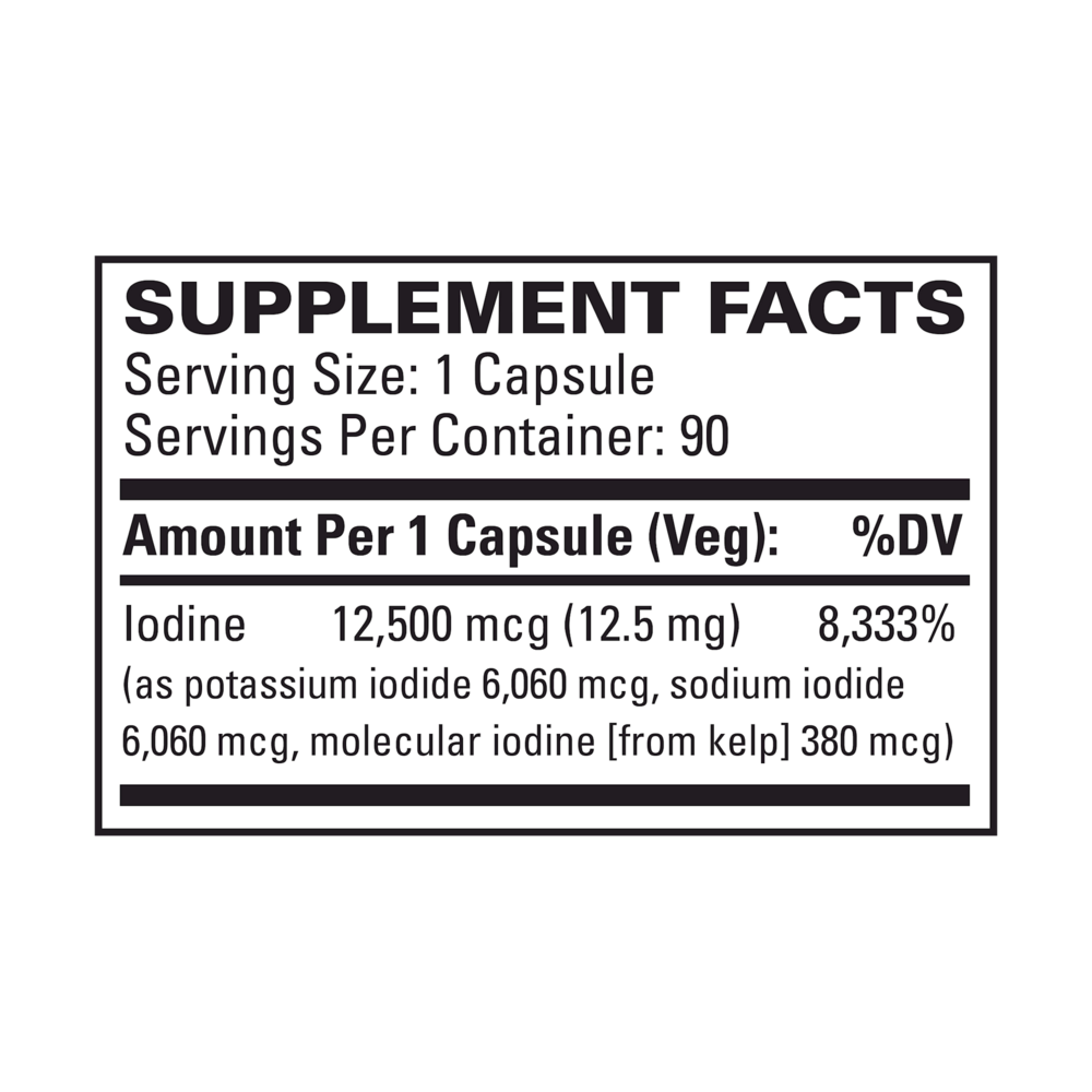 Product image for Tri-Iodine® 12.5 mg.