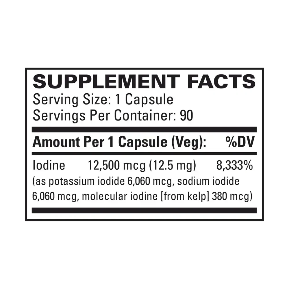 Product image for Tri-Iodine® 12.5 mg.