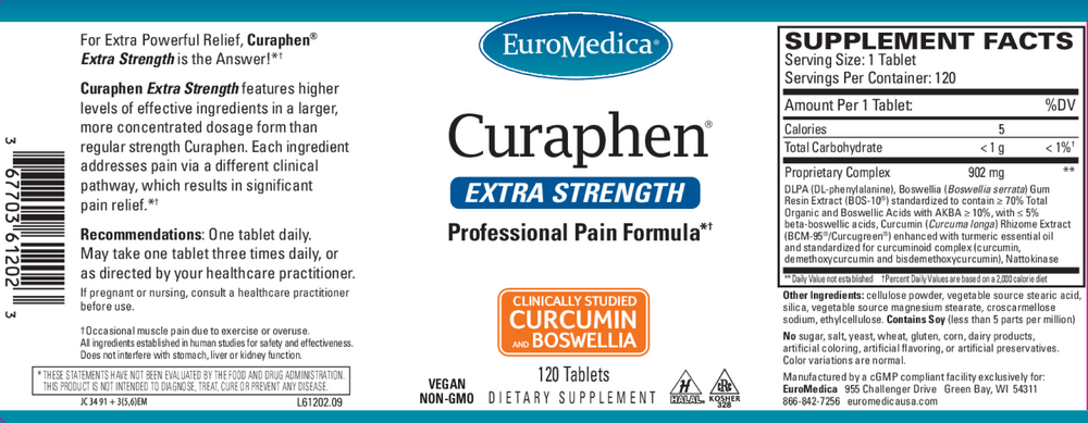 Product image for Curaphen Extra Strength.