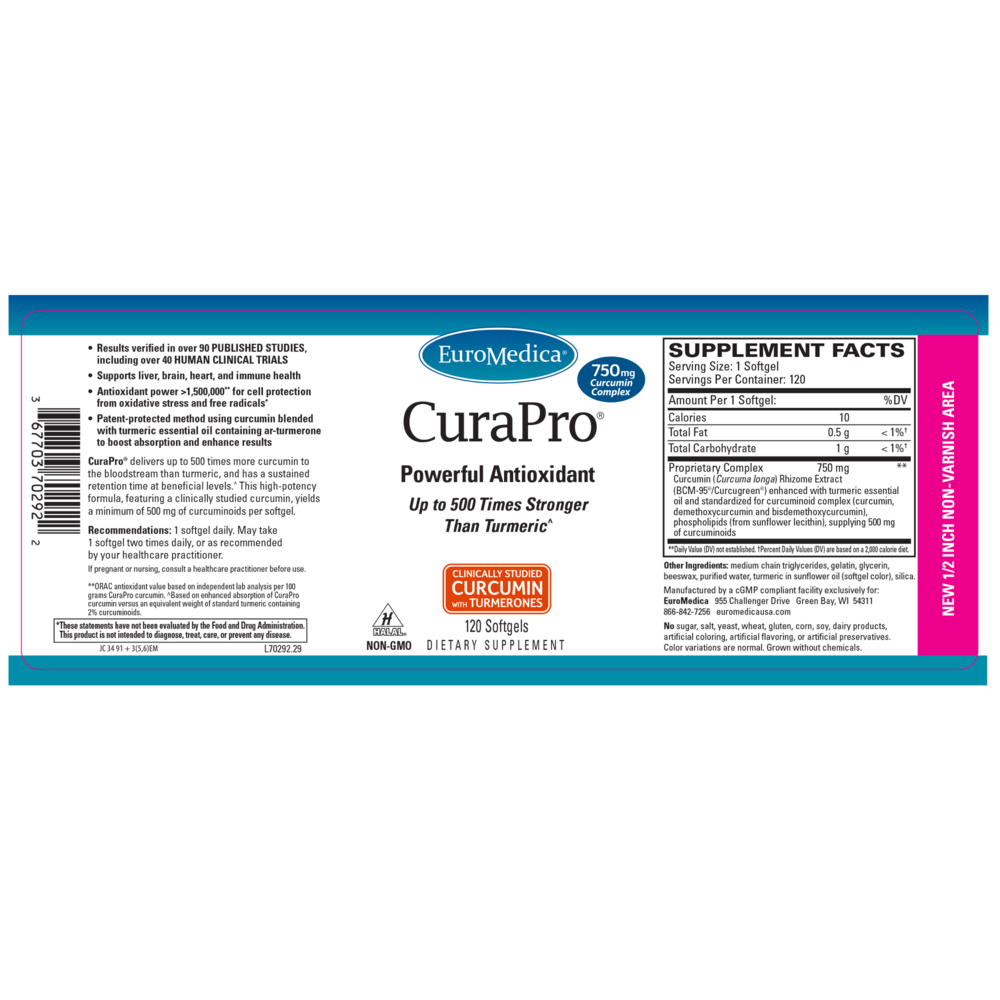 Product image for CuraPro® 750mg.