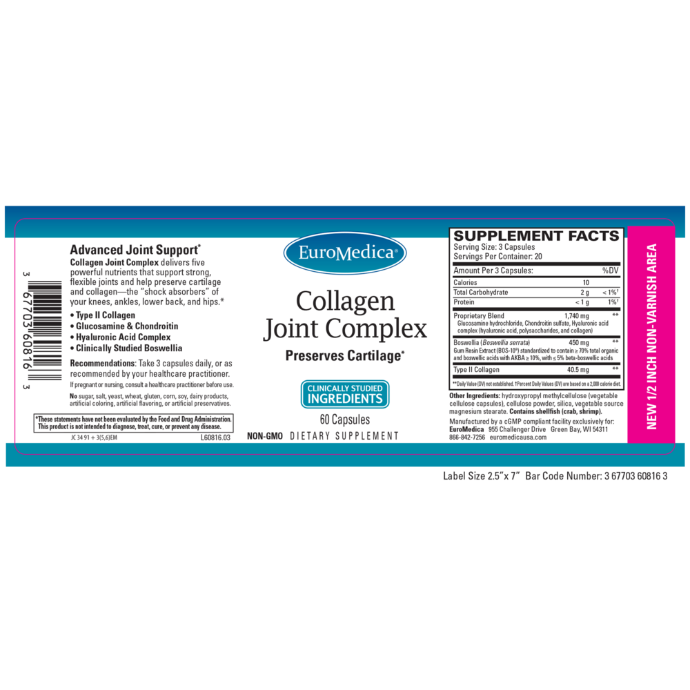 Product image for Collagen Joint Complex.