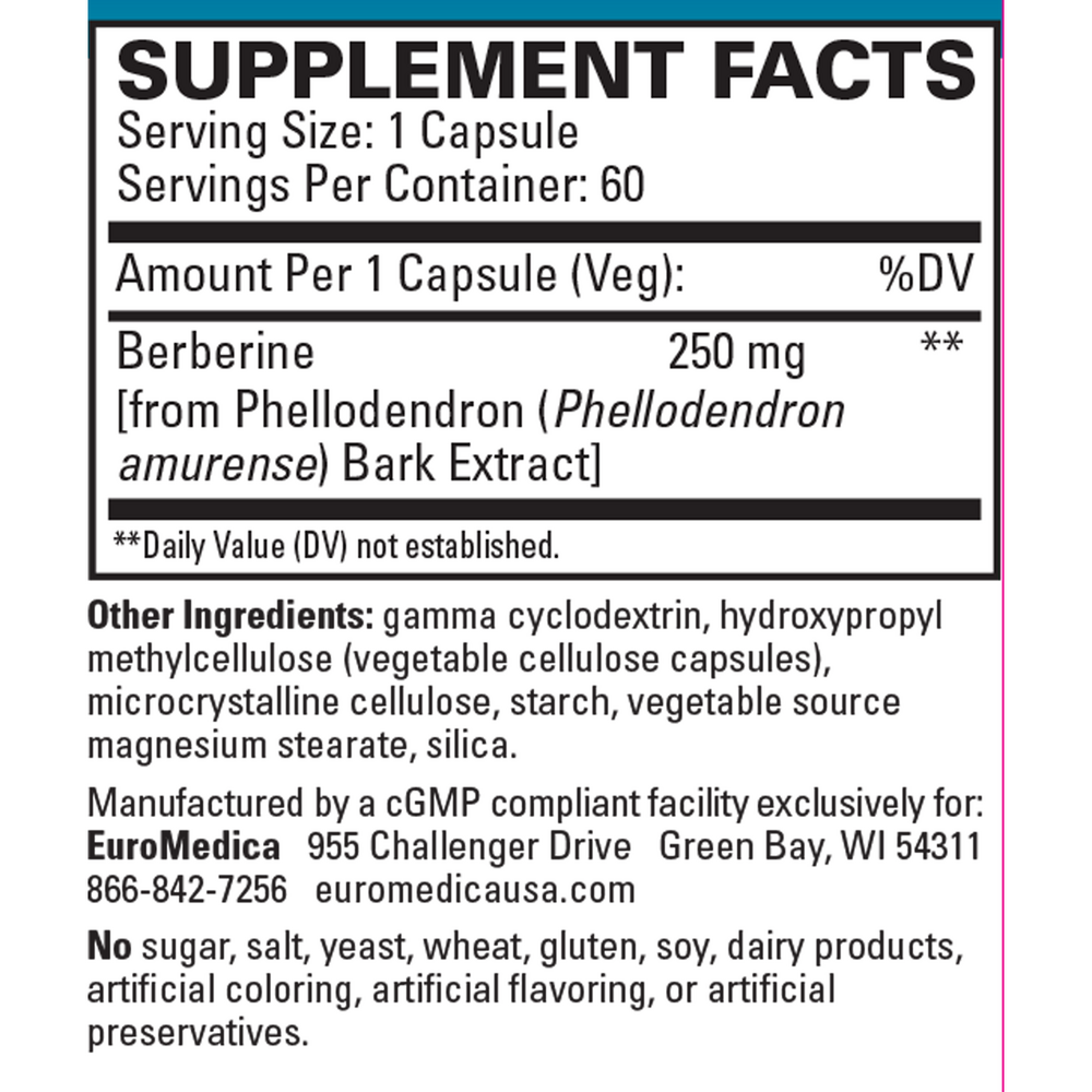 Product image for Berberine Ultra Absorption - Metabolic Support.