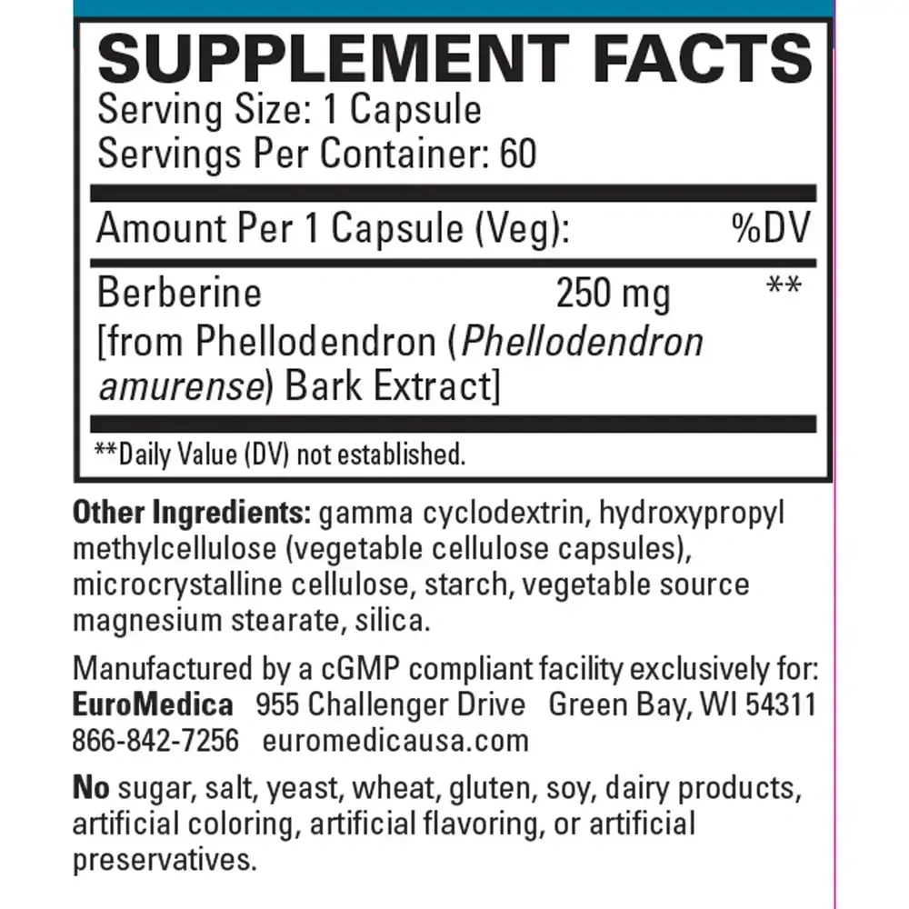 Product image for Berberine Ultra Absorption - Metabolic Support.