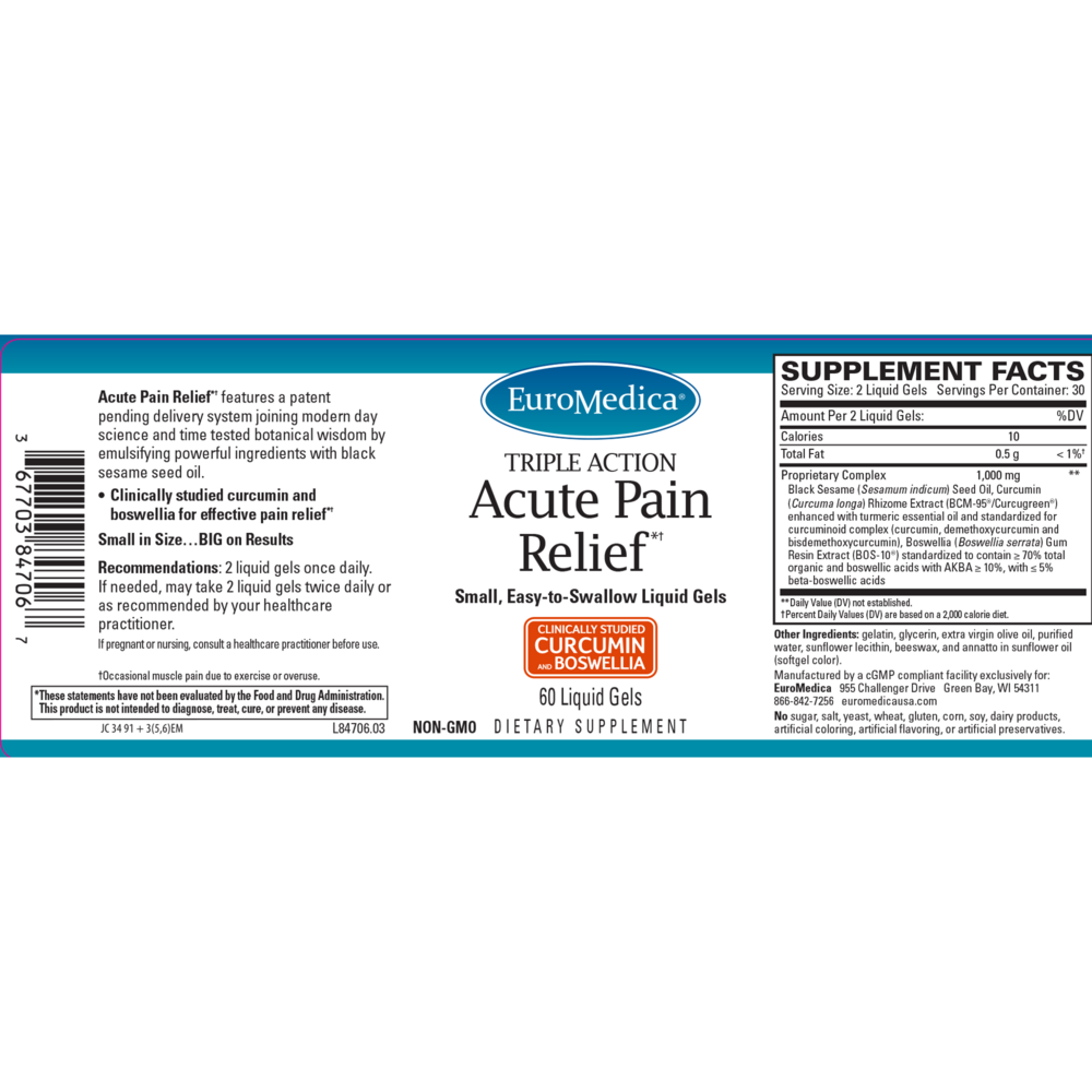 Product image for Acute Pain Relief®.