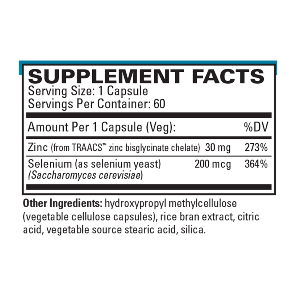 Product image for Zinc plus Selenium.