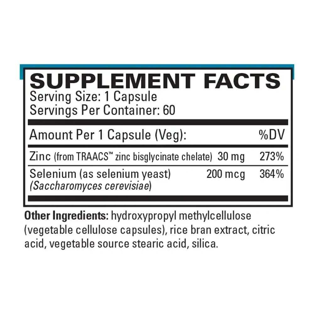 Product image for Zinc plus Selenium.