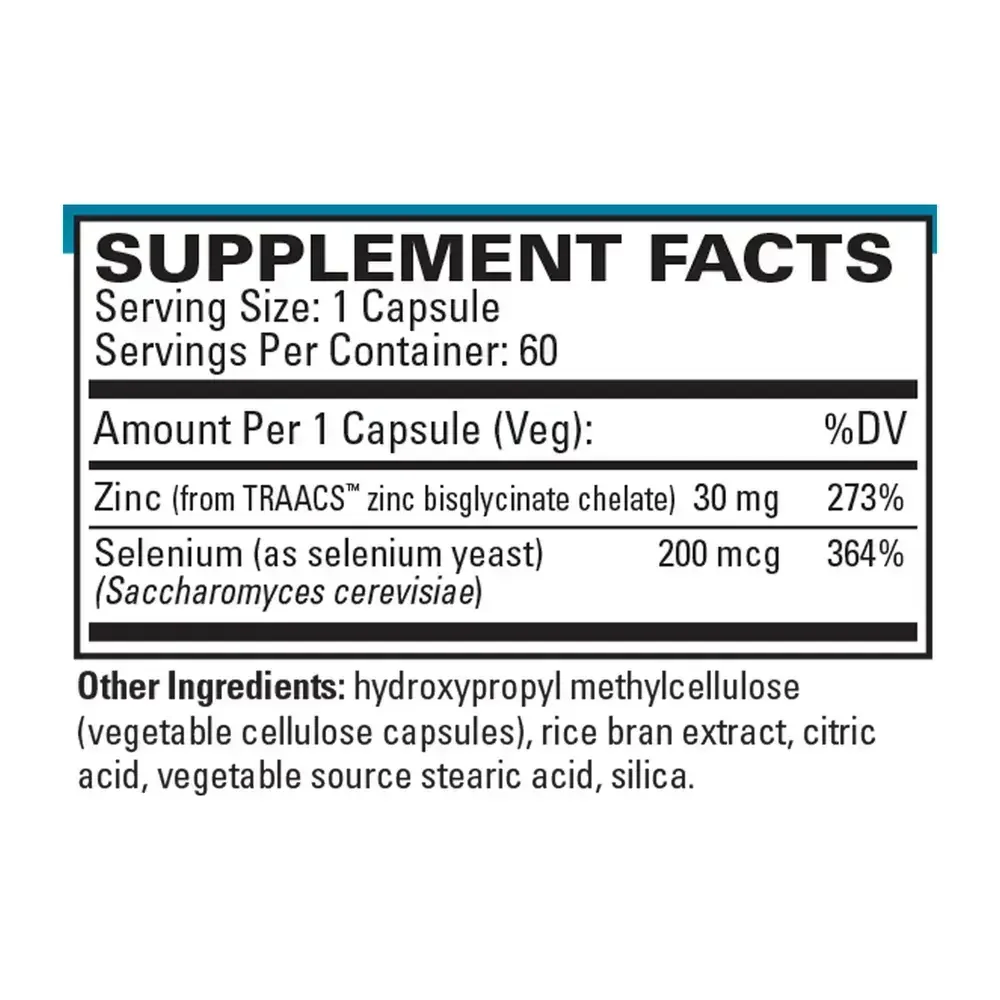 Product image for Zinc plus Selenium.