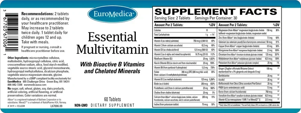 Product image for Essential Multivitamin.