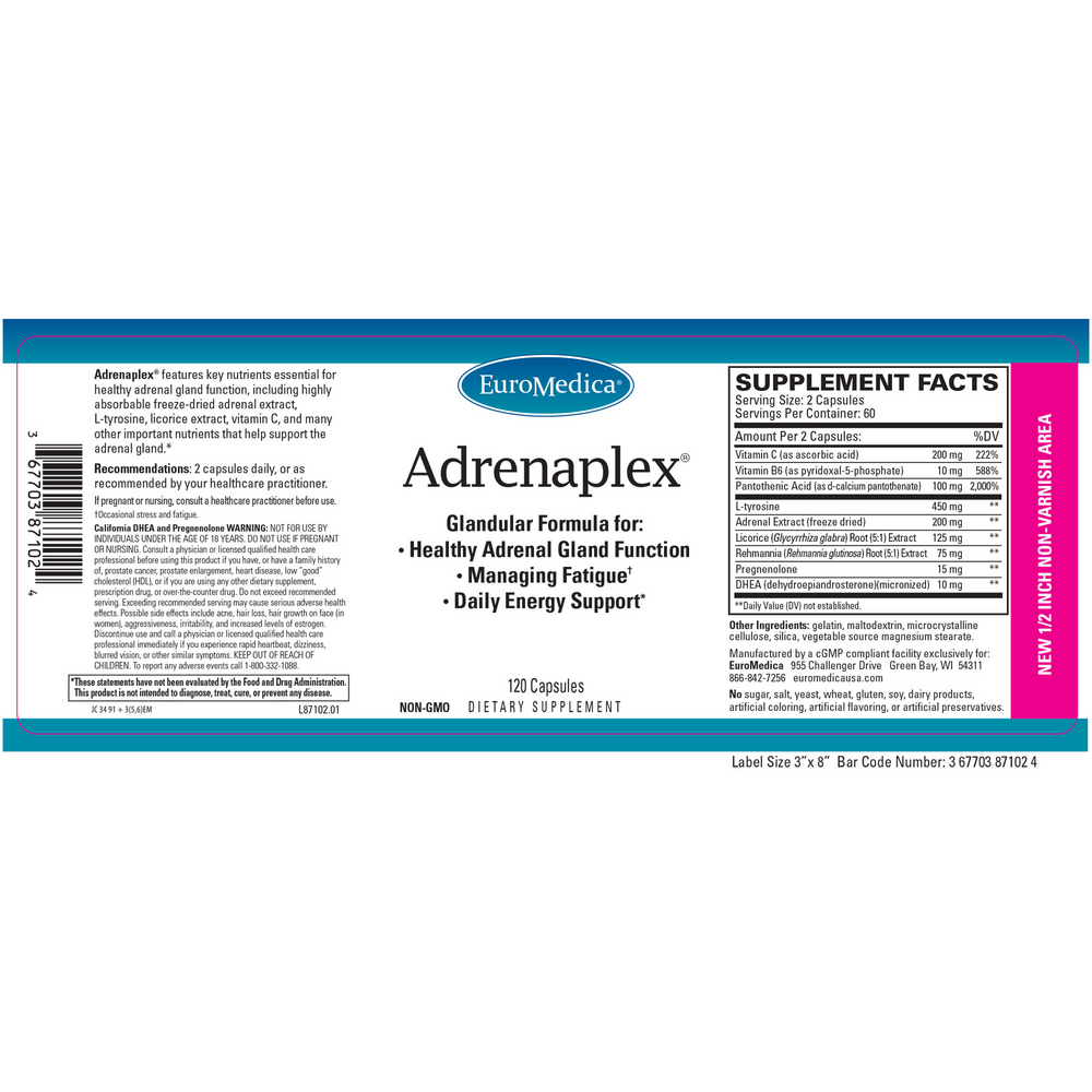 Product image for Adrenaplex®.