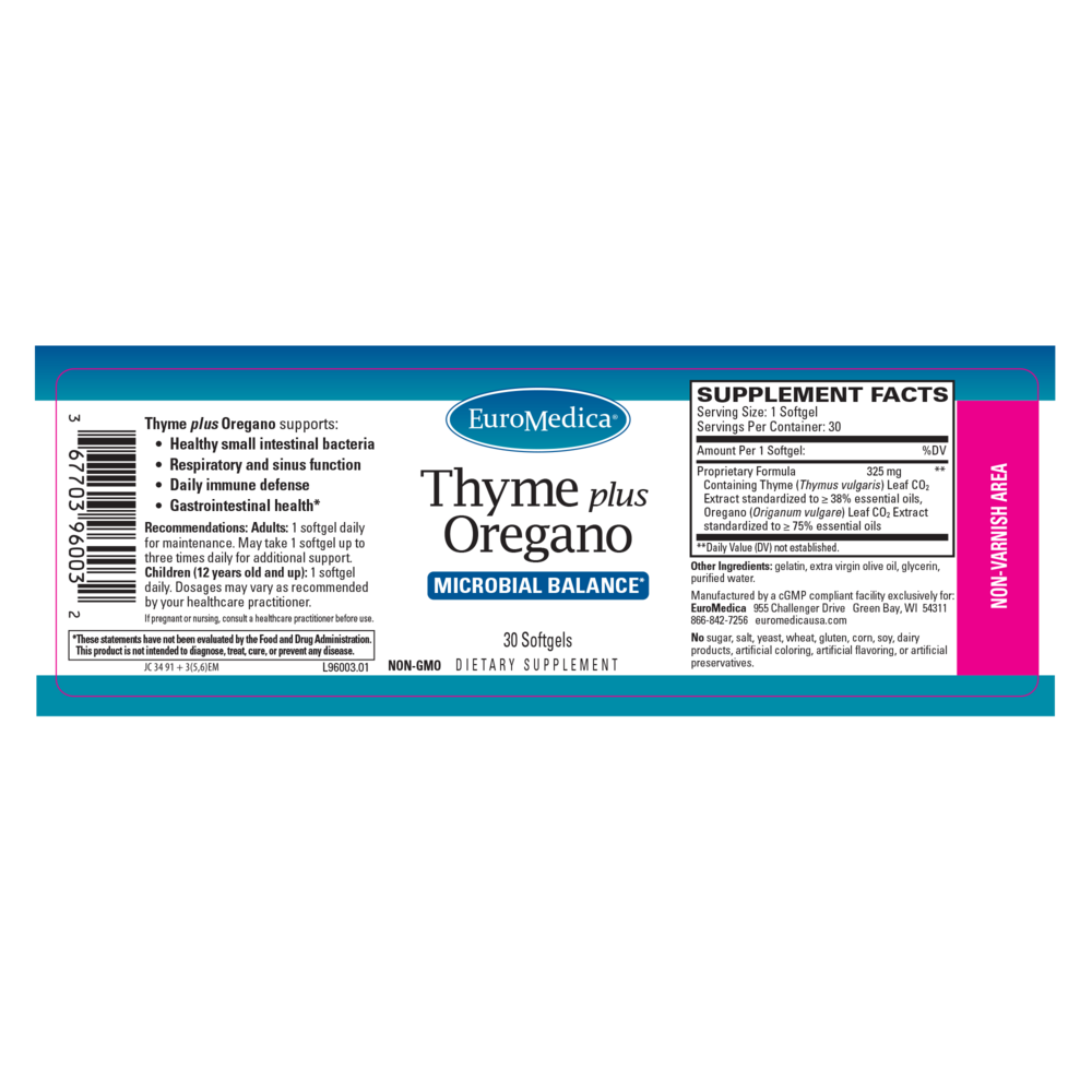 Product image for Thyme Plus Oregano.