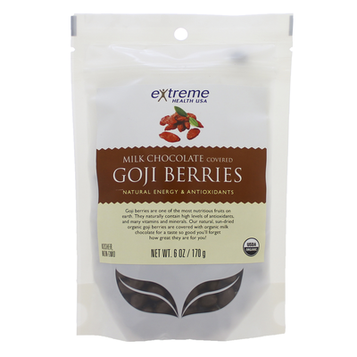 Goji Berries - Milk Chocolate 6 Ounces