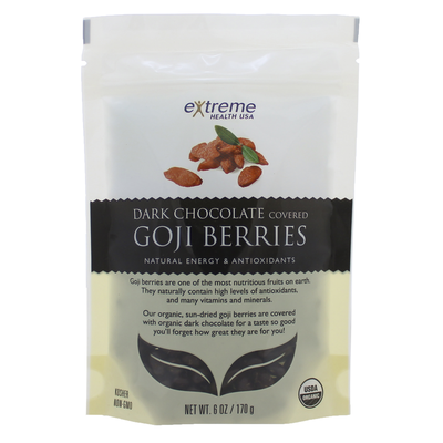Goji Berries - Dark Chocolate 6 Ounces