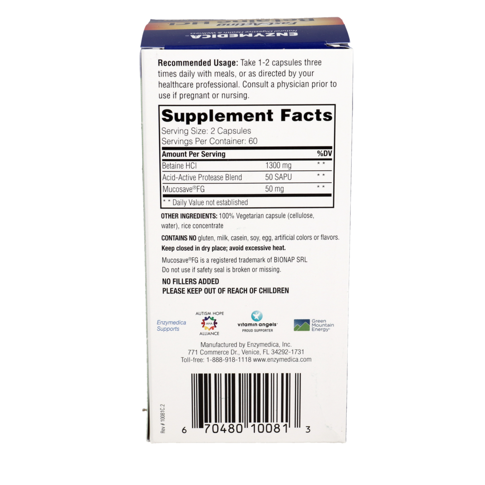 Product image for Betaine HCl.