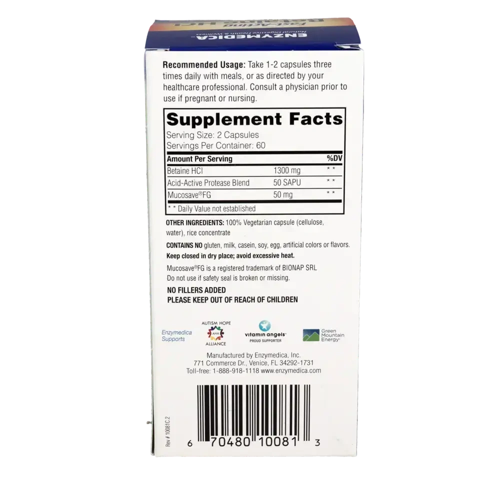 Product image for Betaine HCl.