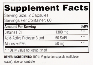 Product image for Betaine HCl.