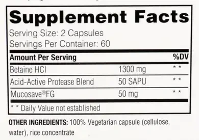 Product image for Betaine HCl.