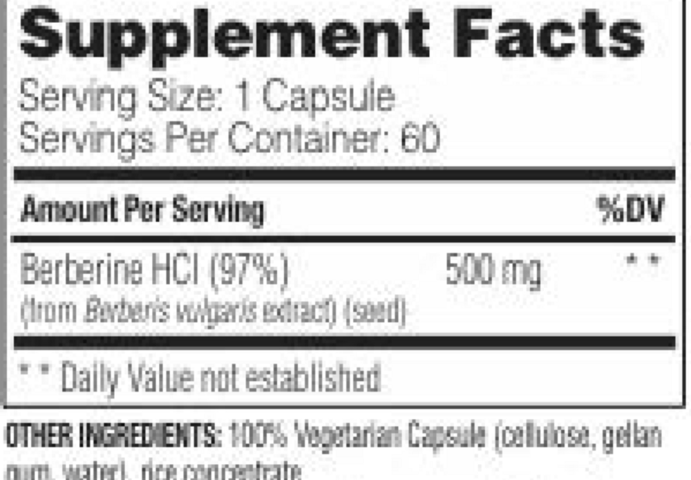 Product image for Berberine.