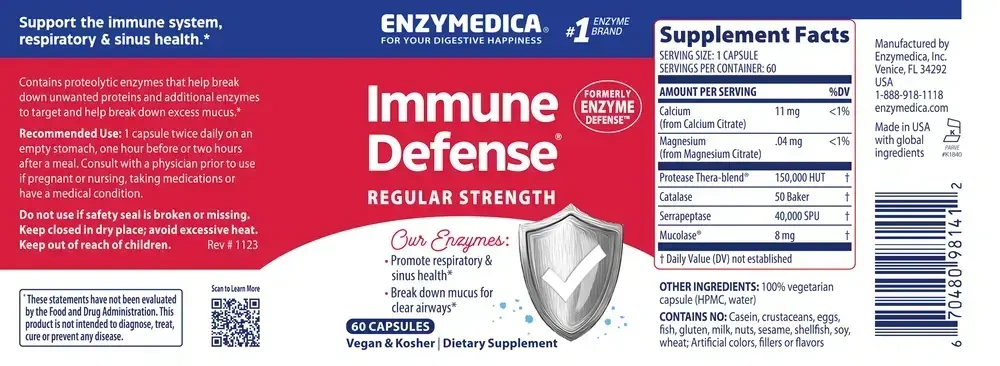Product image for Immune Defense® Regular Strength (formerly Enzyme Defense).