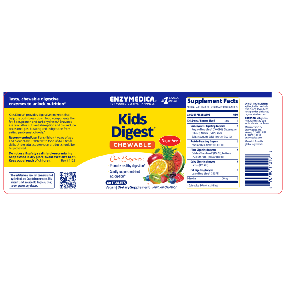 Product image for Kids Digest Chewable.