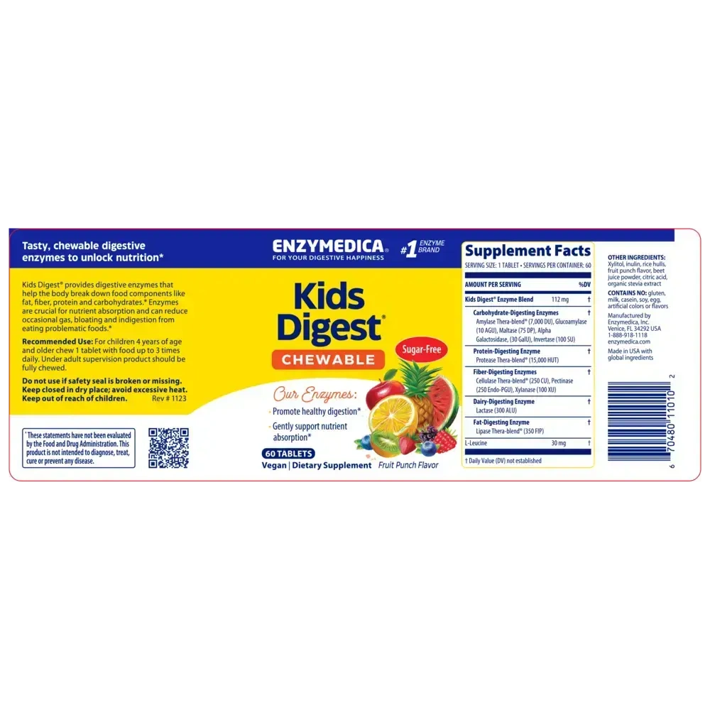 Product image for Kids Digest Chewable.