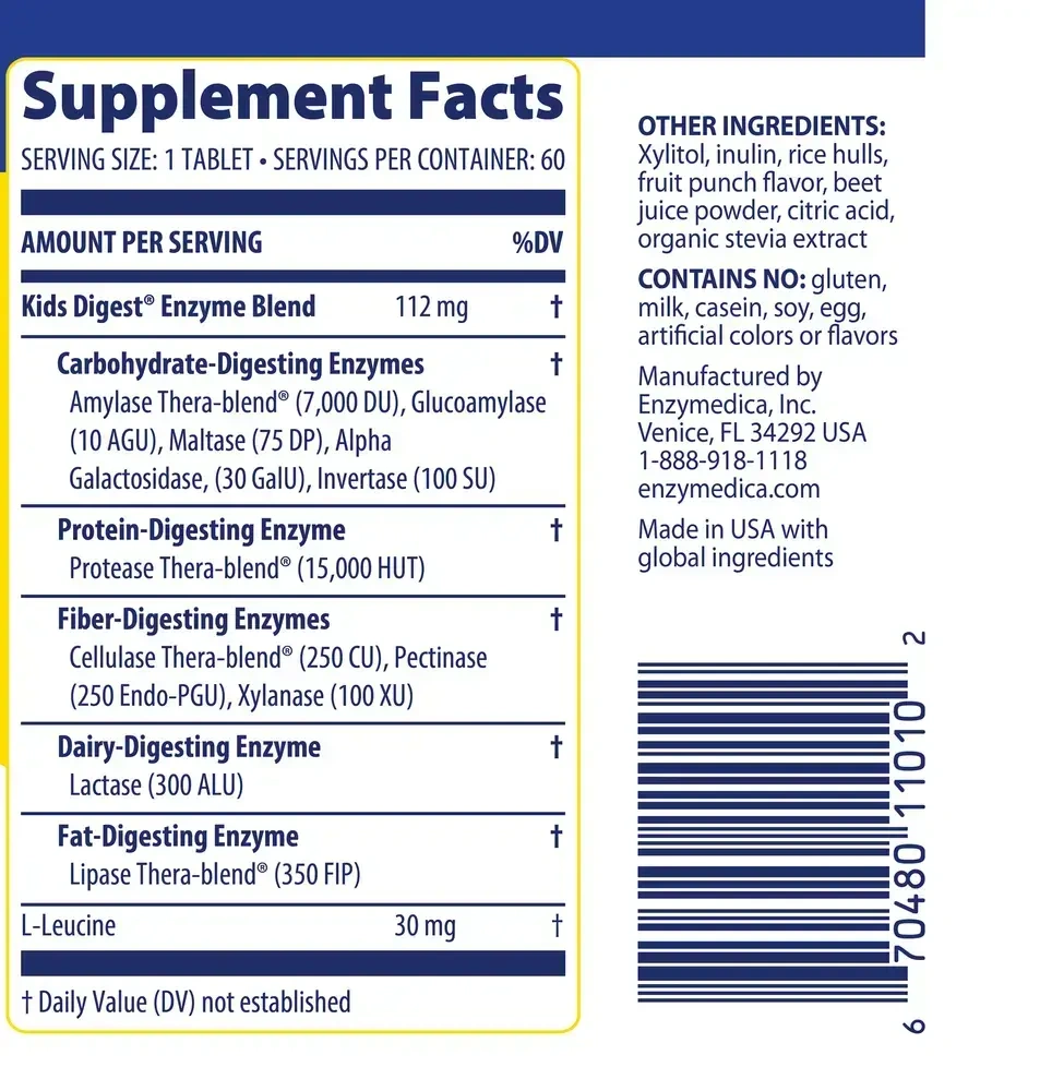 Product image for Kids Digest Chewable.