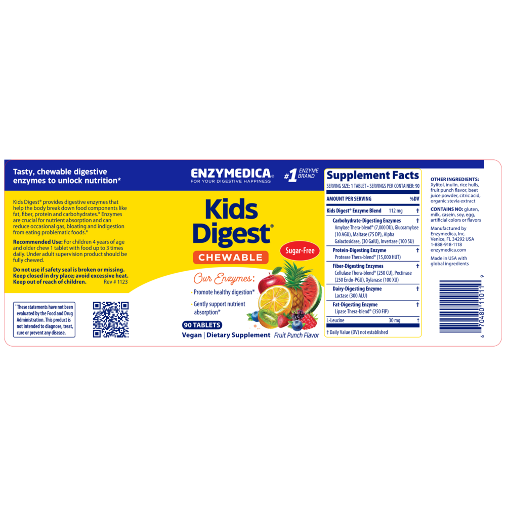 Product image for Kids Digest Chewable.