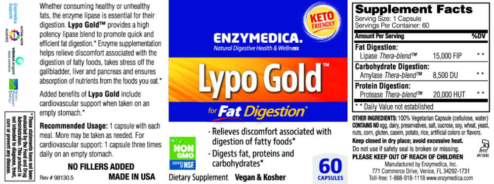 Product image for Lypo Gold.