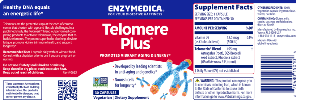 Product image for Telomere Plus.