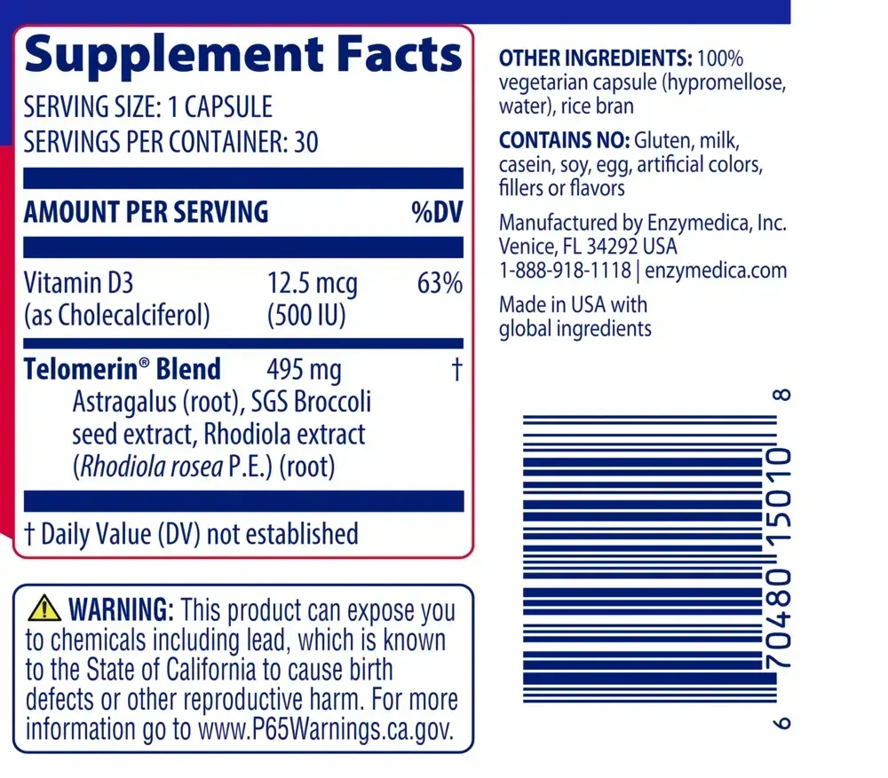 Product image for Telomere Plus.