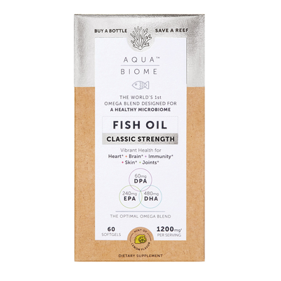 Aqua Biome™ Fish Oil Classic Strength 60 Softgels