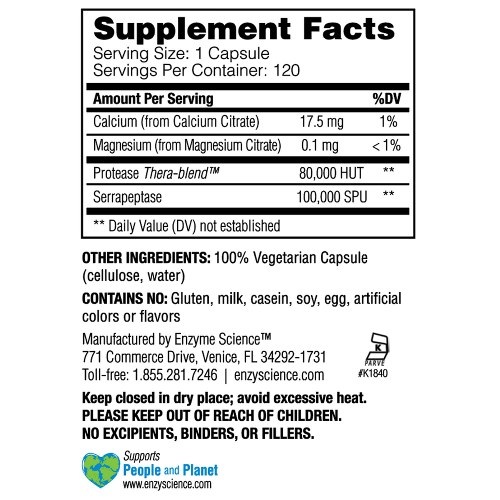 Product image for Serrapeptase Pro™.