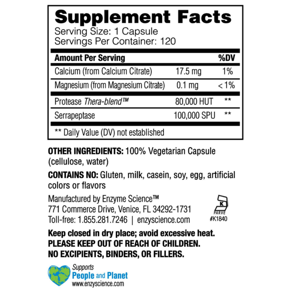 Product image for Serrapeptase Pro™.